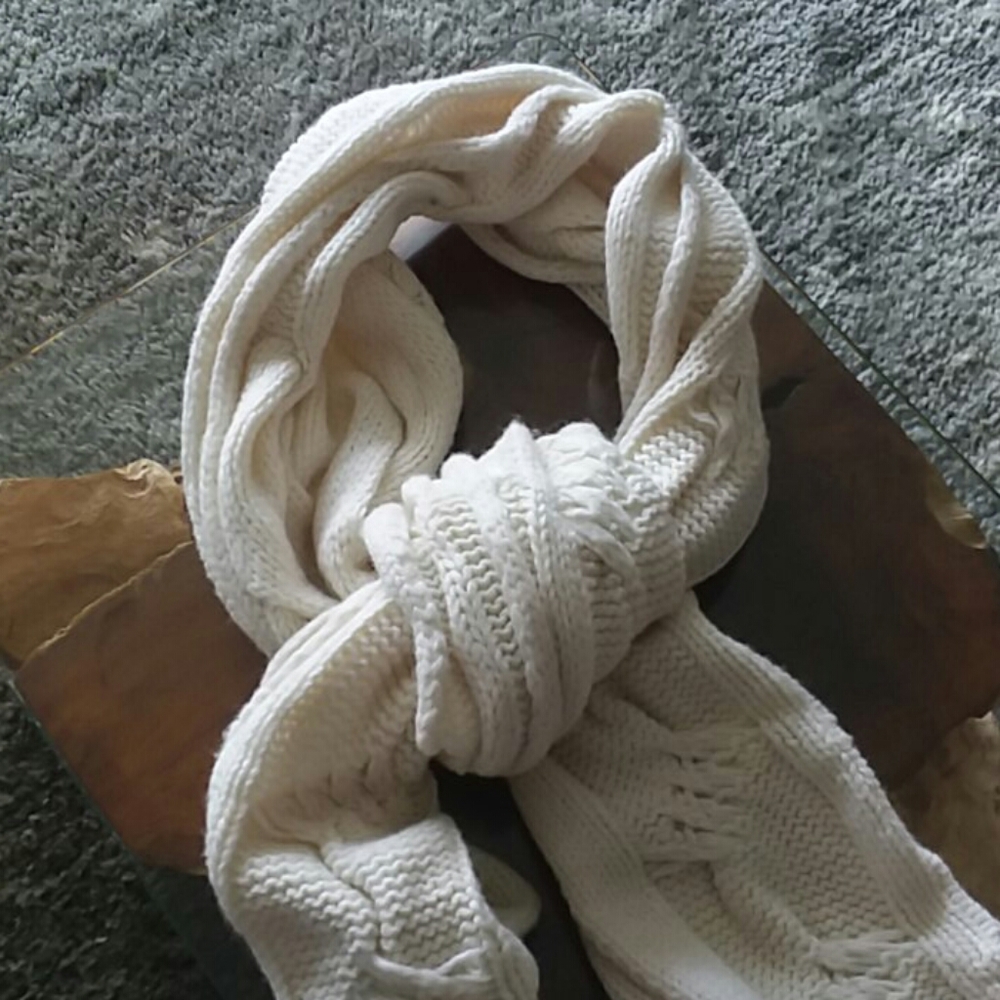 NWT Polo Ralph Lauren Knit Scarf 35% Lambswool